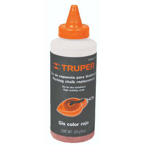 Truper ad alta visibilità gesso colorato senza polvere REP-TL-R sostituzione di gesso rosso in polvere per gesso per la scrittura - Product Image 1