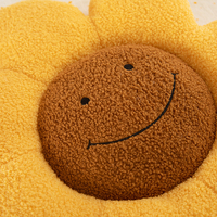 Nouveau design : Coussin en peluche tournesol et marguerite, jouet multifonctionnel et doux pour voiture, canapé, chambre, sieste, décoration intérieure