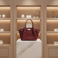 Sac à main en daim pour mariage, durable, portable, léger, de luxe, à porter à l'épaule, pour femme, tendance, unique, de haute qualité