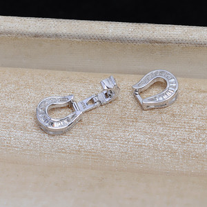 Componentes de Joyería JG5268: Hebilla de Cadena para Suéter, Hebilla para Sombrero, Accesorio DIY para Collar y Pulsera de Plata S925 con Piedra en Forma de T - Product Image 2