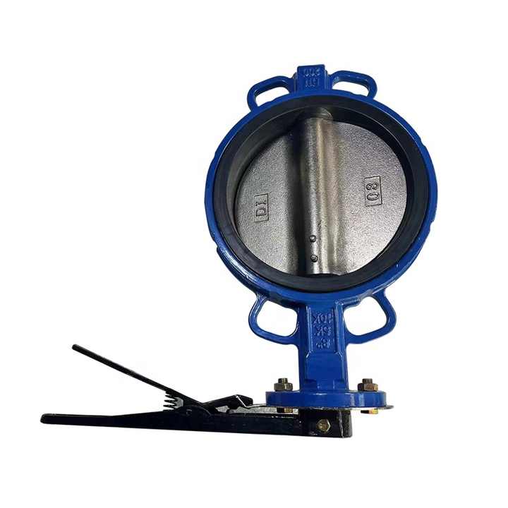 Good Selling Ductile Iron Cast Iron Water Industry Wafer Type Butterfly Valve
