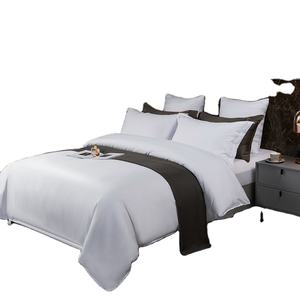 Ensemble de housse de couette en coton ciré du fabricant chinois 100% couettes de linge de lit pour lit double King Size Home Cotton Woven Technique - Product Image 2