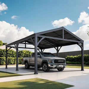 Abri de voiture simple en aluminium cantilever 20'x20' durable et imperméable pour garage automobile - Product Image 1