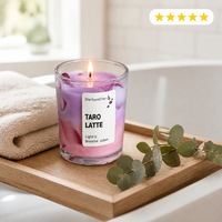 Bougie aromatique artisanale moderne à la cire de soja, parfum café glacé, pour ajouter une ambiance romantique à la chambre à coucher