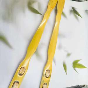 Rascador de espalda de bambú de doble bola, para uso doméstico en personas de mediana edad y mayores, masajeador de rodillos de madera - Product Image 3