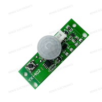 Module de détection infrarouge du corps humain 3,7 V, carte de circuit solaire, contrôleur de circuit de lampe murale à détection, 3ème vitesse