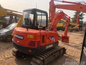 Corée Doosan Mini Pelles DH55 DX55 DH60-Used Pelles hydrauliques Bon état Noyau de moteur Hitachi Bobcat - Product Image 2