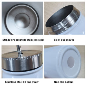 टॉपजेल 500 मिलीलीटर सबलिमिनेशन इन्सुलेटेड स्टेनलेस स्टील कॉफी मग कैंपिंग ट्रिप जिम के लिए - Product Image 5