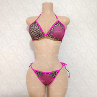 Sportieve stijl, bijpassende badkleding fabrikant, dames eco-vriendelijke bikini, op maat gemaakte logo bikini shorts, 3-delige set