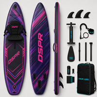 Planche de SUP gonflable tout usage en PVC renforcé de 3,25 m pour débutants, idéale pour les clubs et l'utilisation en rivière, vente en gros avec aileron central