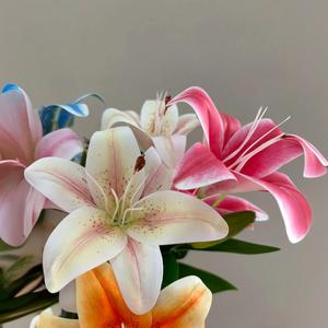 Flores de Lirio Artificiales Chenxi, Impresión 3D, Decoraciones para Bodas, Hogar, Hotel, Accesorios de Fotografía, Venta al Por Mayor - Product Image 2