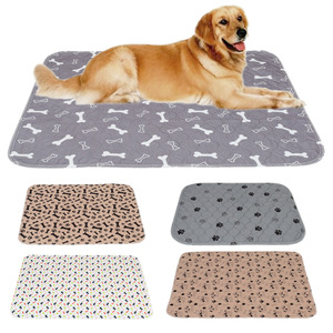 Washable Non-Slip Reusable Puppy Strong Absorbency Training Dog Pee Pads Mat for Playpen Training Kennel Crate Housebreaking