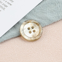 Boutons ronds en résine à 4 trous, boutons à dos plat pour chemises, blouses, vêtements, artisanat DIY, manteaux, pantalons, shorts