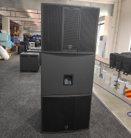 Équipement audio professionnel, 1300W RMS, 2600W de crête, 280 aimants, 125mm de bobine vocale, subwoofer puissant de 21 pouces, haut-parleur DJ