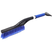 Kit d'entretien hivernal EcoNour : Brosse à neige sans rayures avec tête en poils PP et manche en aluminium robuste – Accessoire automobile écologique