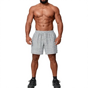 Shorts de sport pour hommes à fermeture éclair, séchage rapide, respirants, anti-plis, écologiques, 100 % polyester, unis, décontractés, pour la gym et la course, personnalisables - Product Image 4