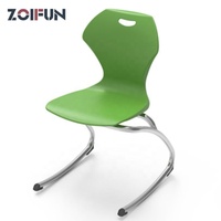 Chaise de classe moderne ZOIFUN, mobilier scolaire, chaise à bascule en plastique pour étudiants
