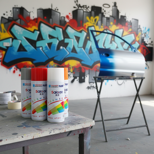 Vernice Spray Personalizzata Multicolore, Vernice Acrilica in Resina, Vernice Spray per Graffiti, Rinnovamento di <span class=keywords><strong>Mobili</strong></span> Antichi - Product Image 4