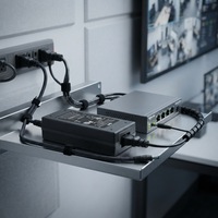 Adaptateur secteur 12V4.5A DC avec câble rétractable 54W pour routeurs, commutateurs, caméras, stable et fiable, applicable mondialement