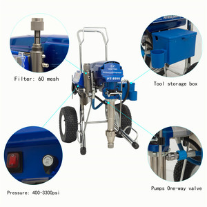 Yanfeng PT8990高流量9.5LPM壁と屋根ヘビーペイントエアレススプレーマシン - Product Image 3