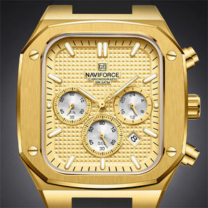 Reloj Deportivo Personalizado NAVIFORCE 8037 Negro, Resistente al Agua 3 Bar, Cronógrafo para <span class=keywords><strong>Hombre</strong></span>, Diseño Original, Fabricación en China - Product Image 3