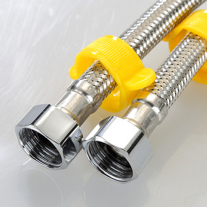 Manguera <span class=keywords><strong>Flexible</strong></span> y Duradera de 6 Pulgadas, Extensión de Línea de Agua SUS, Conexión Hembra G1/2 y Macho G1/2, <span class=keywords><strong>para</strong></span> Grifo de Baño, 1 Año de Garantía - Product Image 5