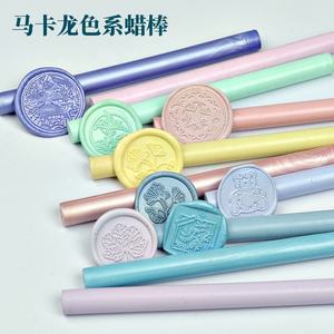 招待状用チューブシールワックススティック接着剤ガンシーリングワックス付きシーリングスタンプ - Product Image 3