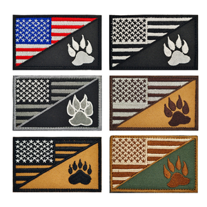 कस्टम पालतू पैच व्यक्तिगत कढ़ाई संख्या टैग सामरिक बैज बैकपैक कुत्ते बजेहुक फाटन या सामरिक पैच पर लोहे - Product Image 2