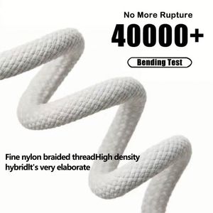 สายชาร์จเร็วแบบถักไนลอน 60w 1 เมตร Type C to Type C สำหรับ iPhone 17 16 15 14 Pro Max ราคาโรงงาน - Product Image 4