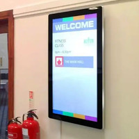 Boîtier Android TV de 32 43 55 65 pouces, lecteur multimédia Android, signalisation numérique murale intérieure