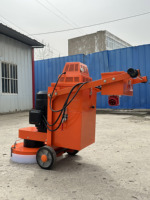 Meuleuse à béton industrielle avec aspirateur intégré pour le ponçage des sols époxy et la préparation des surfaces