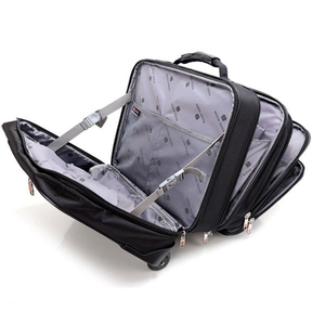 Valise Osamic en nylon imperméable et durable, 4 compartiments, 18 pouces, avec roulettes, pour ordinateur portable, pour les voyages d'affaires - Product Image 6