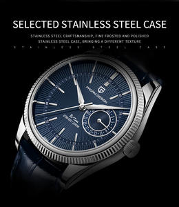 उच्च गुणवत्ता <span class=keywords><strong>200</strong></span> एटीएम निविड़ अंधकार घड़ी कस्टम लोगो क्लासिक स्टेनलेस स्टील घड़ी फैशन लक्जरी पुरुषों कलाई क्वार्ट्ज घड़ियों - Product Image 5