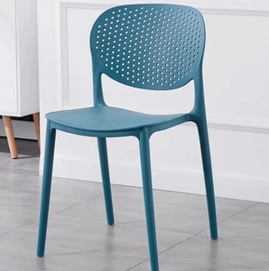 Grosir kursi mebel Restoran warna-warni kustom mewah desain Italia kursi makan <span class=keywords><strong>Stackable</strong></span> plastik PP - Product Image 3