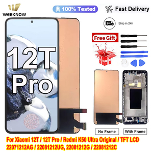 Nouvel écran LCD TFT Incell d'origine pour Xiaomi <span class=keywords><strong>12T</strong></span> Mi <span class=keywords><strong>12T</strong></span> <span class=keywords><strong>Pro</strong></span>, remplacement d'écran tactile LCD pour Redmi K50 Ultra avec cadre - Product Image 2