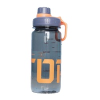 Nouvelle gourde sportive créative, bouteille d'eau portable en plastique, design élégant, grande capacité, durable et résistante aux chutes