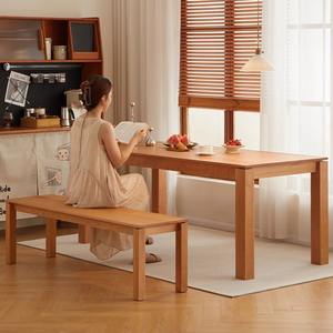 Banco de madera maciza de 1,15 m, 1,35 m, 1,5 m, duradero y largo, para dormitorio o comedor - Product Image 3