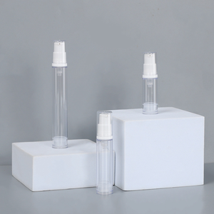 Summer Arrival 10ml Twist up Airless Pump Bottle Double Wall Round Vacuum for Cosmetic Liquid - Product Image 1