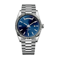 Fabricant de montres à quantité minimale de commande bas OEM Personnaliser le client Marque privée Logo Relgio personnalisé Montre-bracelet de luxe étanche pour hommes
