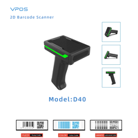 Scanner de codes à barres 1D 2D prise en charge de la numérisation automatique d'écran Scanner de codes à barres portable filaire Lecteur de codes QR A4 OEM Stock 32 bits CMOS