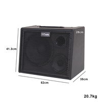 Amplificateur PA portable COOLMUSIC DK400 400W avec Bluetooth et enregistrement pour musiciens et événements en plein air
