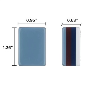 ไพ่นกกระจอกอะคริลิค 4 ชั้น ของแท้จากอเมริกา 160 ชิ้น แบบพับได้ พกพาสะดวก ทนทาน เป็นมิตรกับสิ่งแวดล้อม คุณภาพสูง สีน้ำเงินเข้ม - Product Image 5