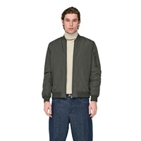 Dernier design fabriqué au Pakistan, veste bomber d'hiver pour homme à col montant, logo sur le devant, haute qualité, coupe-vent, 2026