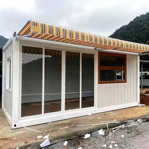 Tùy Chỉnh Modular Nhà Đúc Sẵn 20ft Và 40ft Phẳng Gói Container Hiện Đại Di Động Cà Phê Cửa Hàng Cho Văn Phòng Xây Dựng Chi Phí Thấp - Product Image 1