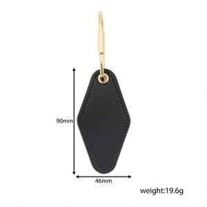 Stylish Diamond-Shaped Durable Rhombic Bag <b>Charm</b> Keychain Portable Metal <b>Keyring</b> With Custom Logo - Product Image 6