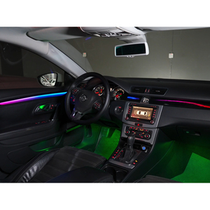 Éclairage d'ambiance RGBIC pour voiture, directement de l'usine, pour Volkswagen CC 2013-2018, décoration intérieure, bande LED - Product Image 2