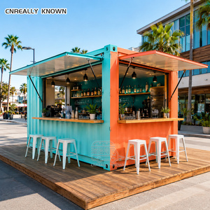 Premium Prefab <b>Container</b> Cafe With Stainless Steel Counter Modern Commercial Layout Modular Restaurant - Product Image 4