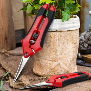 Lu Ban's Work Bypass Pruner Stainless Steel Red Butterfly Design For Pruning Vines Fruit Picker 10-20 Mm - Product Image 1
