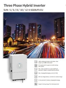 20KWソーラーパネルバッテリーとインバーターシングルフェーズ太陽光発電所太陽エネルギーシステム家庭用ハイブリッドソーラーシステム - Product Image 6