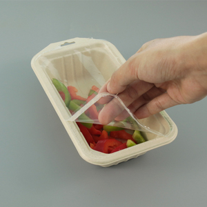 Film de couverture PLA 50 microns, film transparent thermoscellable pour barquettes alimentaires, film de scellage biodégradable pelable pour l'emballage des produits frais - Product Image 2